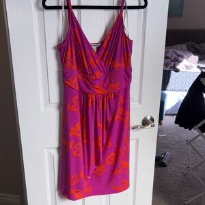 Tommy Bahama Fuchsia and Orange Floral Dress
